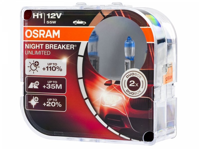OSRAM H1 12V 110% NBU KPL