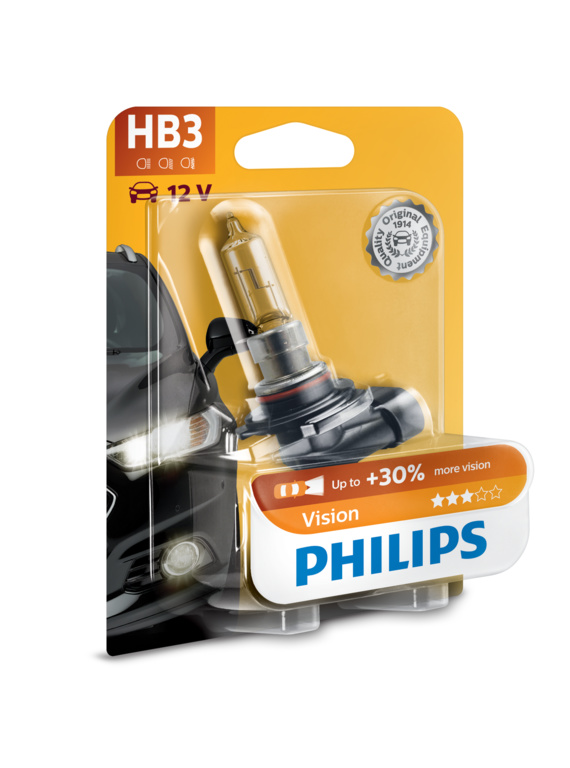 Żarówka samochodowa Philips HB3 Vision
