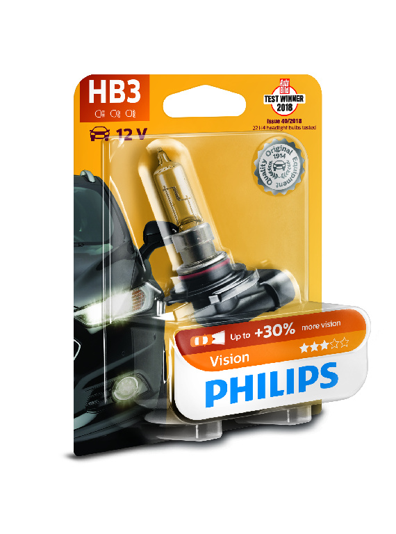 Żarówka samochodowa Philips HB3 Vision