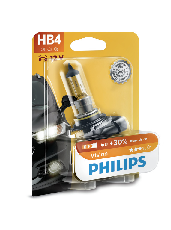 Żarówka samochodowa Philips HB4 Vision