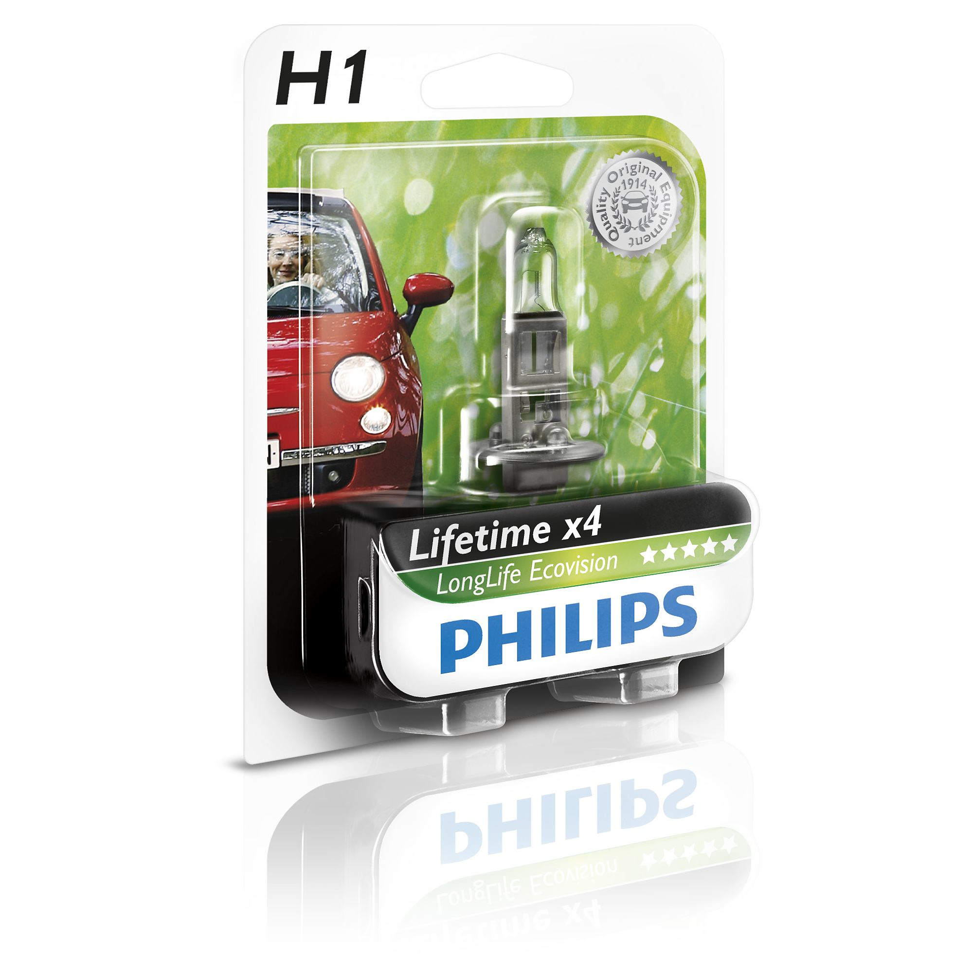 Żarówka samochodowa Philips H1 LongLife EcoVision