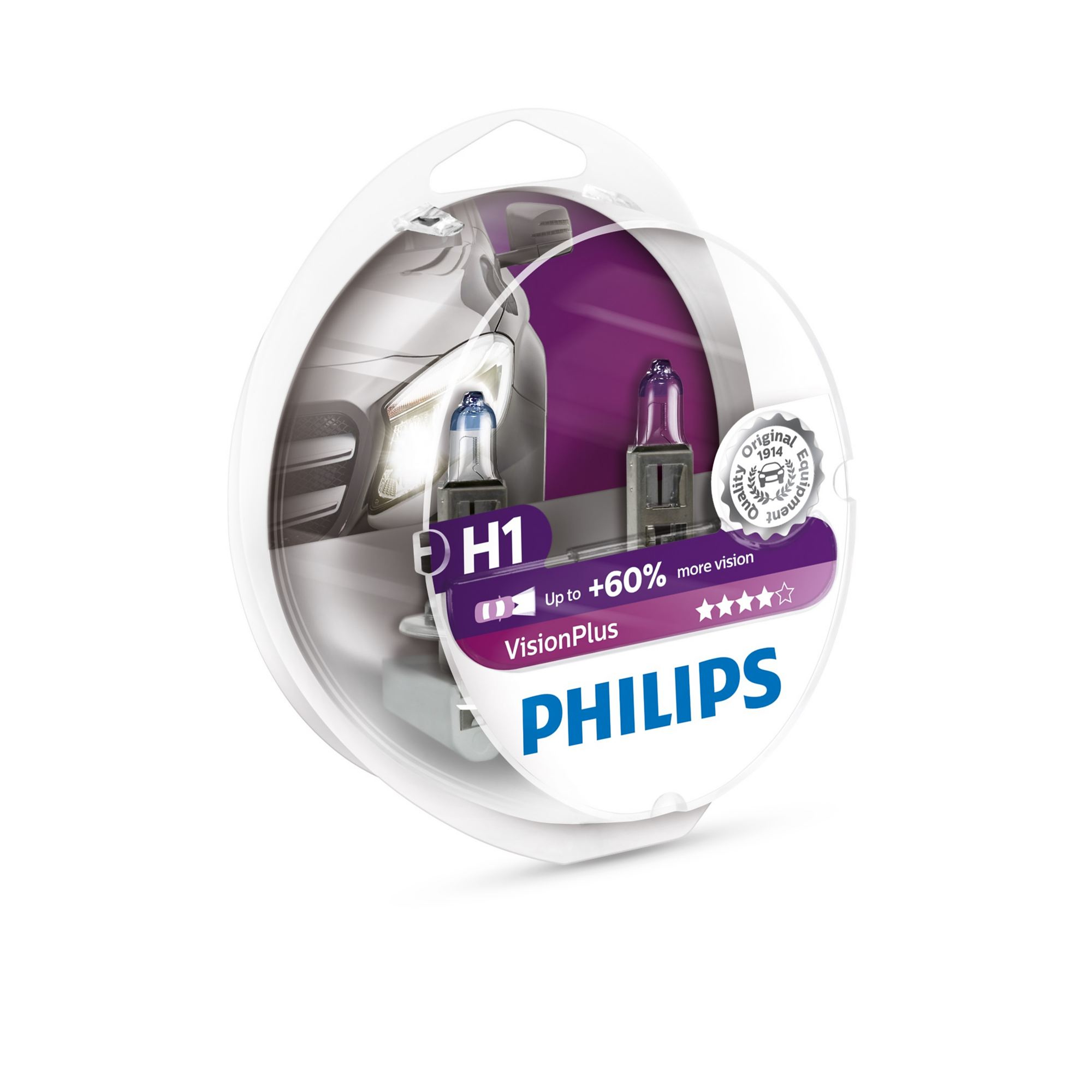 Żarówka samochodowa Philips H1 VisionPlus