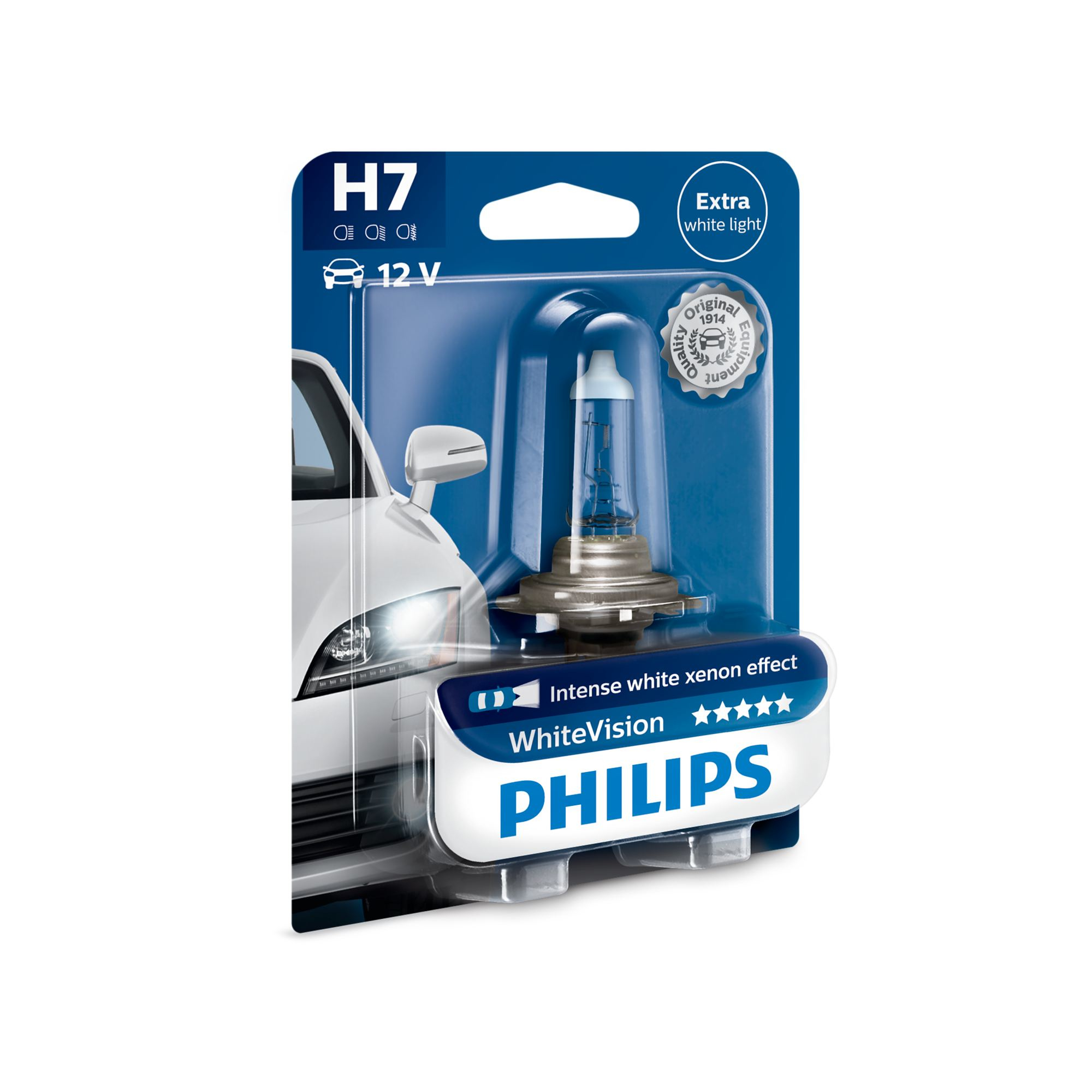 Żarówka samochodowa Philips H7 WhiteVision