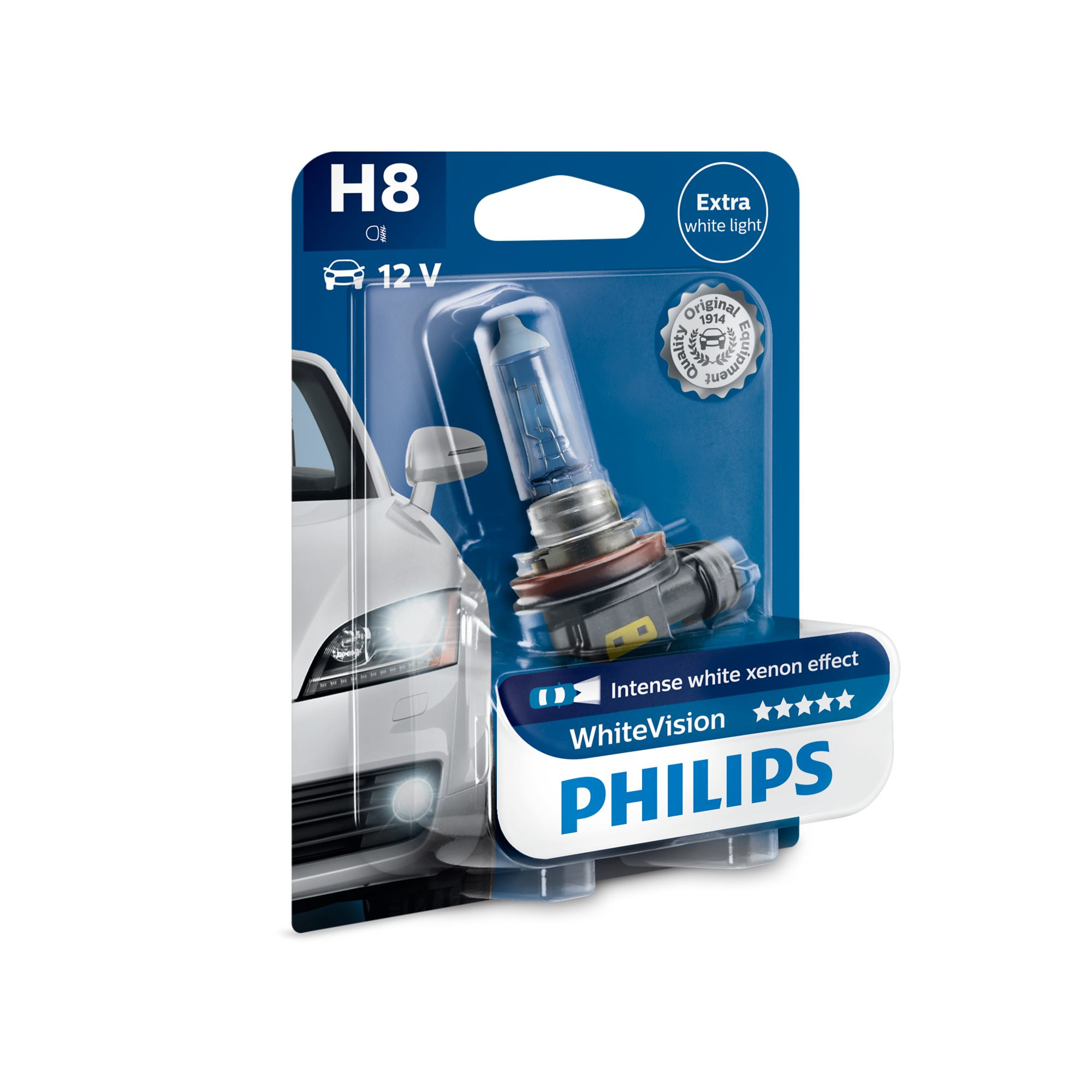 Żarówka samochodowa Philips H8 WhiteVision