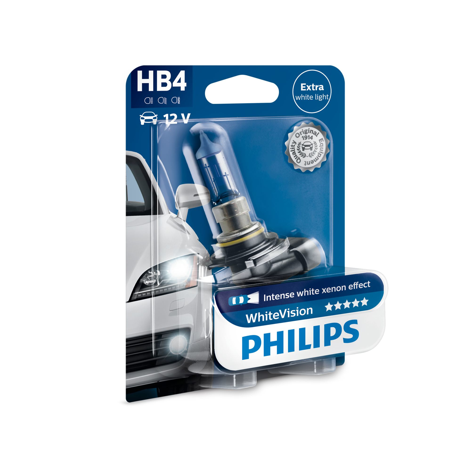 Żarówka samochodowa Philips HB4 WhiteVision