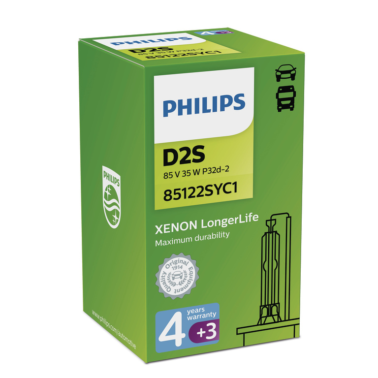 Lampa ksenonowa Philips D2S Warranty