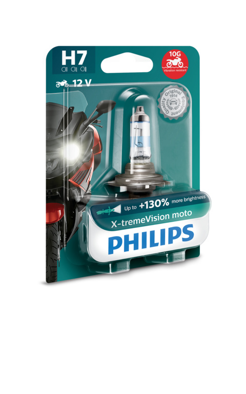 Żarówka samochodowa Philips H7 X-tremeVision Moto