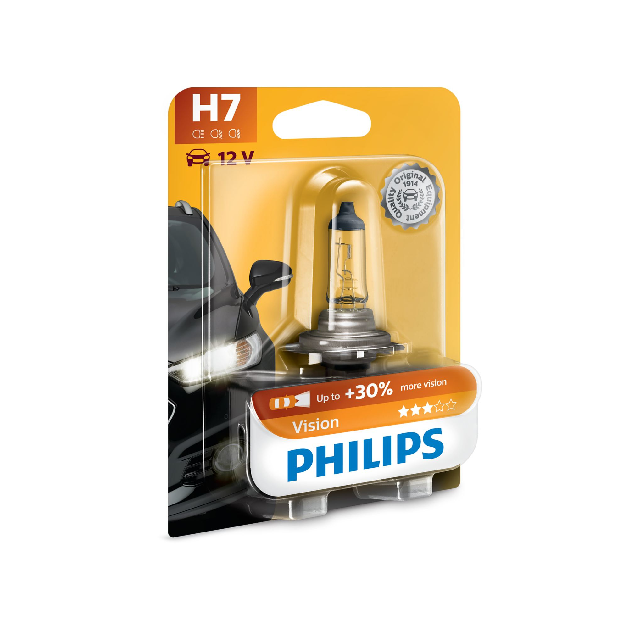 Żarówka samochodowa Philips H7 Vision