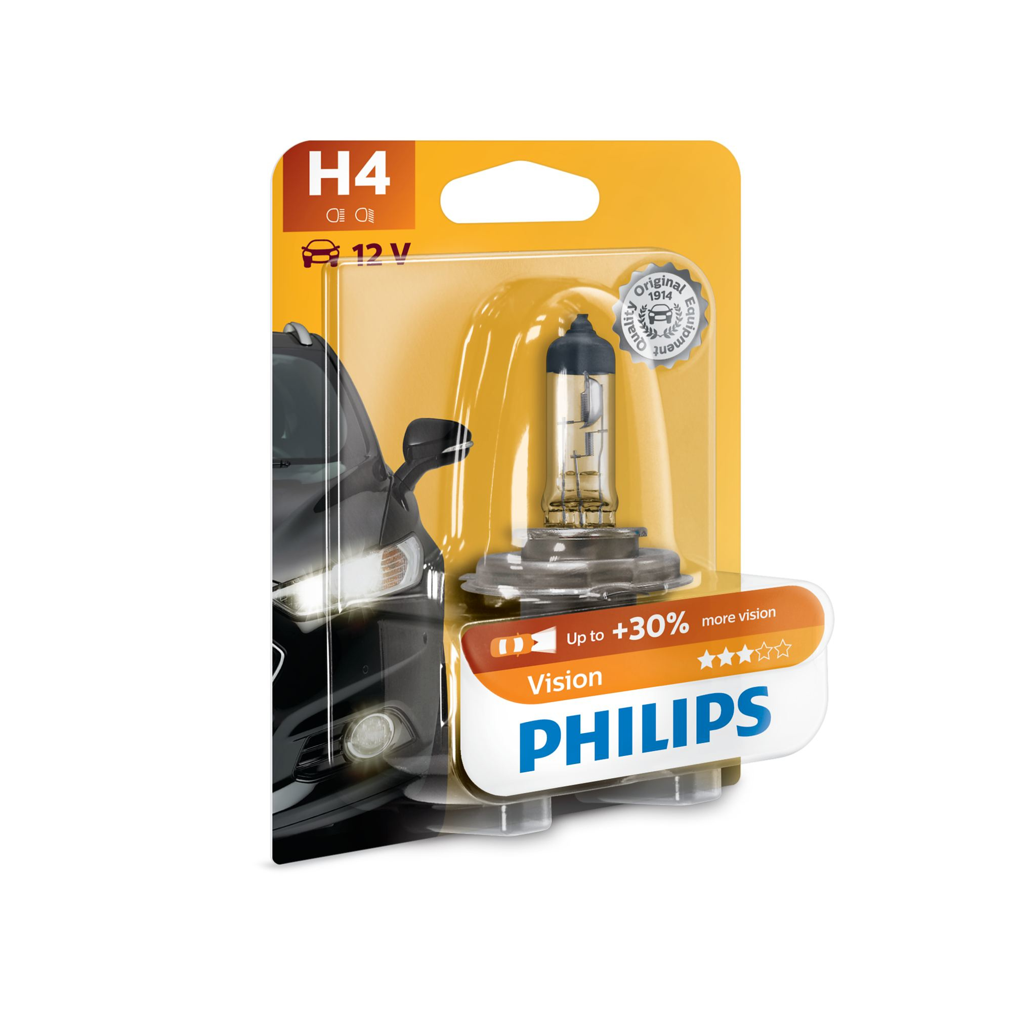 Żarówka samochodowa Philips H4 Vision
