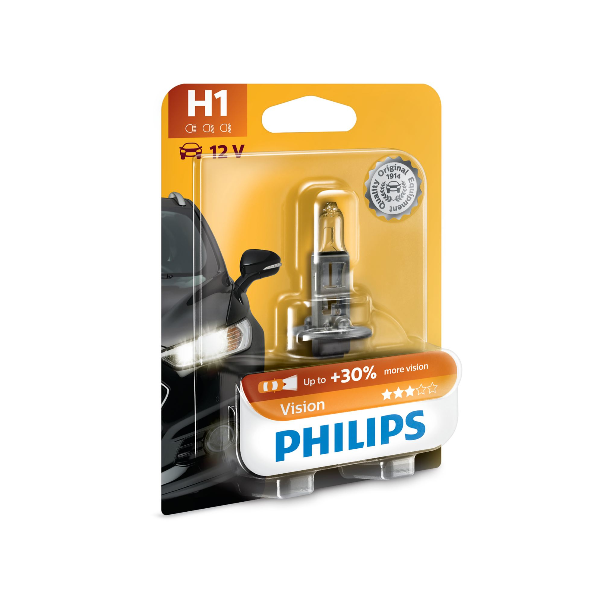 Żarówka samochodowa Philips H1 Vision