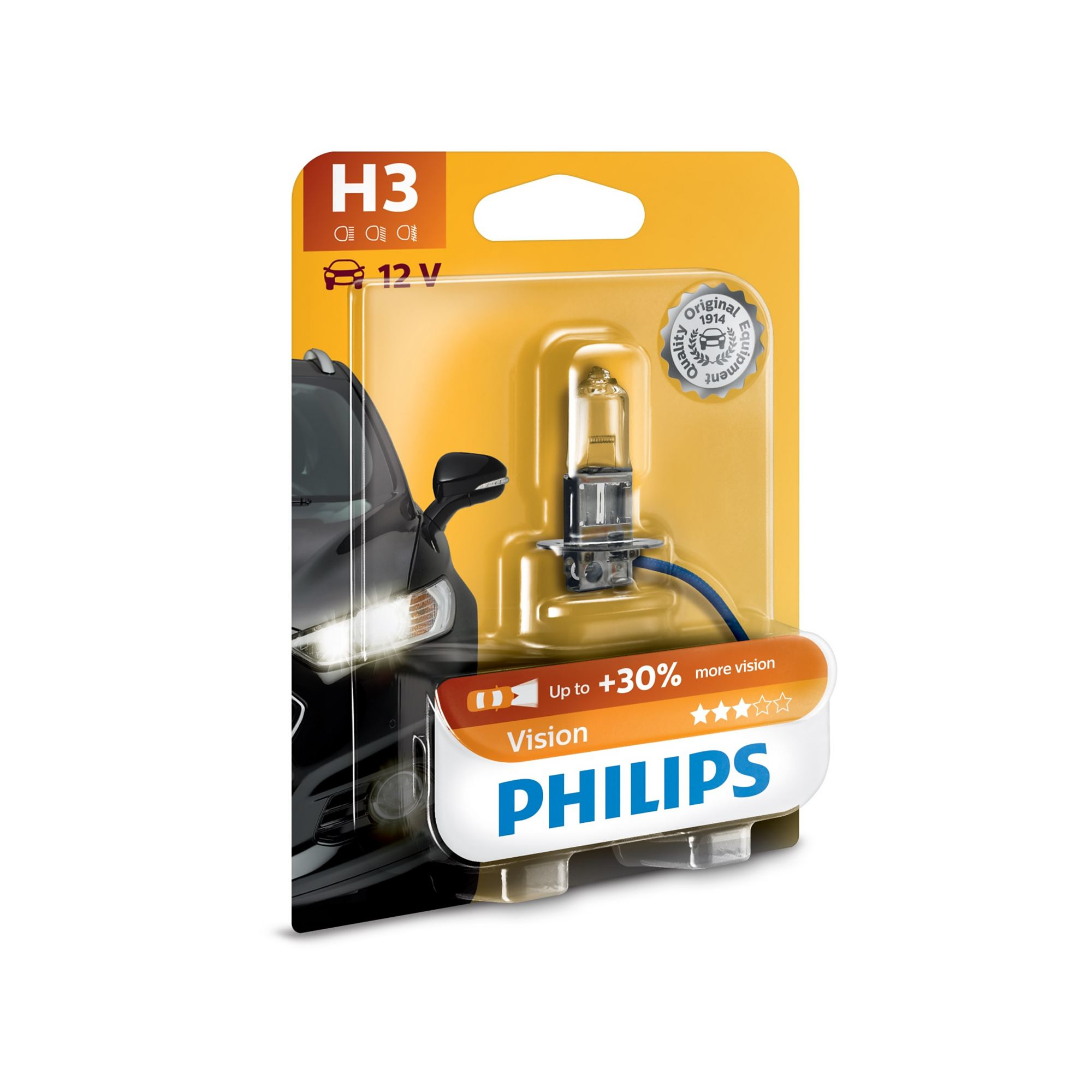 Żarówka samochodowa Philips H3 Vision