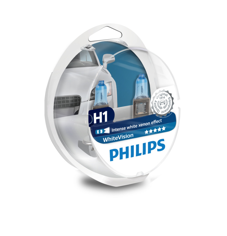 Żarówka samochodowa Philips H1 WhiteVision