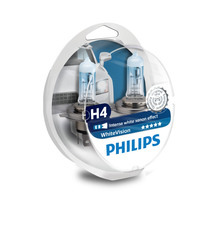 Żarówka samochodowa Philips H4 WhiteVision