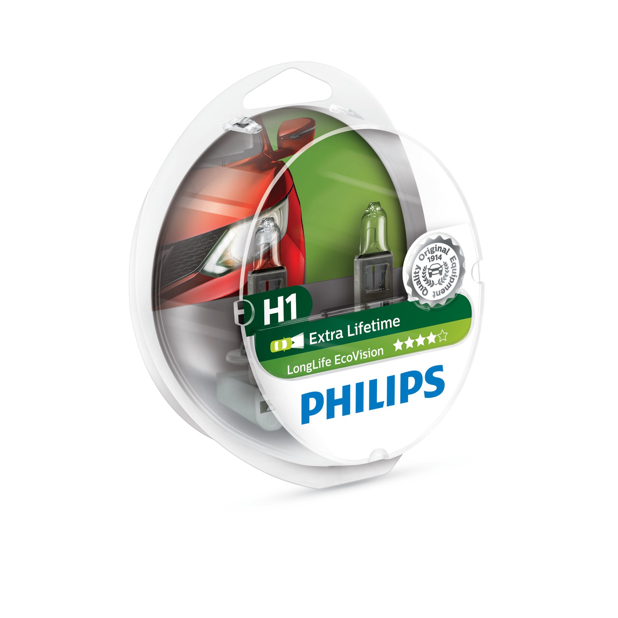 Żarówka samochodowa Philips H1 LongLife EcoVision