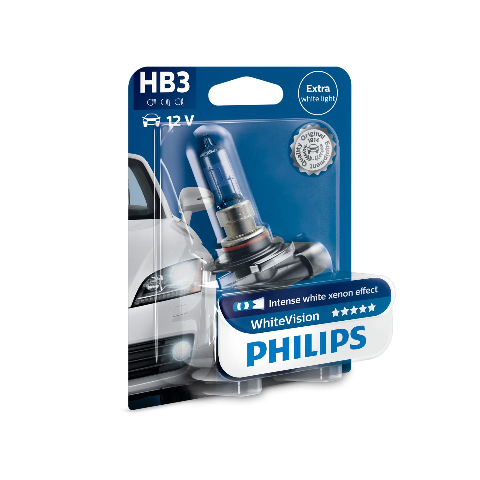 Żarówka samochodowa Philips HB3 WhiteVision